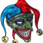 6" printed airbrushed design joker vinyl decal sticker for any smooth surface.