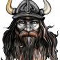 6" printed airbrushed  design viking vinyl decal sticker for any smooth surface.