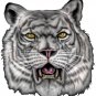 6" printed airbrushed  design tiger vinyl decal sticker for any smooth surface.