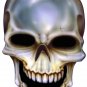 6" printed airbrushed  design skull vinyl decal sticker for any smooth surface.