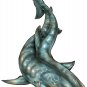 6" printed airbrushed  design shark(2) vinyl decal sticker for any smooth surface.