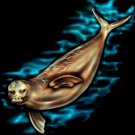 6" printed airbrushed  design seal (with transparency) vinyl decal sticker for any smooth surface.