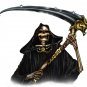 6" printed airbrushed  design grim reaper vinyl decal sticker for any smooth surface.
