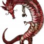 6" printed airbrushed  design dragon vinyl decal sticker for any smooth surface.
