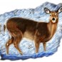 6" printed airbrushed  design deer (2) vinyl decal sticker for any smooth surface.