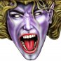 6" printed airbrushed  design crazy lady vinyl decal sticker for any smooth surface.