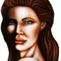 6" printed airbrushed  design celebrity vinyl decal sticker for any smooth surface.