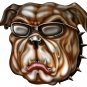 6" printed airbrushed  design bulldog vinyl decal sticker for any smooth surface.