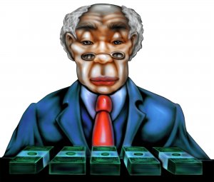 6" printed airbrushed  design banker vinyl decal sticker for any smooth surface.