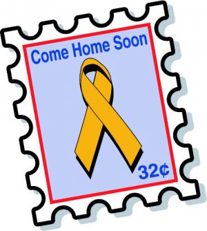 6" printed Military patriotic stamp vinyl decal sticker for any smooth surface.
