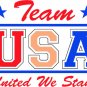 6" printed Military patriotic united we stand vinyl decal sticker for any smooth surface.