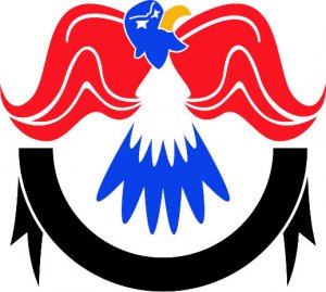 6" printed Military patrotic eagle decal sticker for any smooth surface.