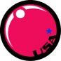 6" printed Military patrotic round pink usa decal sticker for any smooth surface.