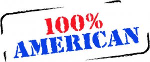 6" printed Military patrotic 100% american decal sticker for any smooth surface.