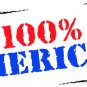 6" printed Military patrotic 100% american decal sticker for any smooth surface.