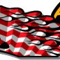 6" printed Military patrotic america the free decal sticker for any smooth surface.