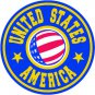6" printed Military patrotic united states america decal sticker for any smooth surface.