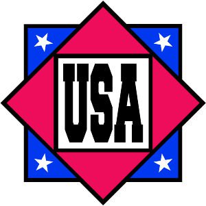6" printed Military patrotic usa red background decal sticker for any smooth surface.