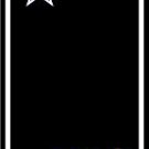6" printed Military patrotic usa black background decal sticker for any smooth surface.