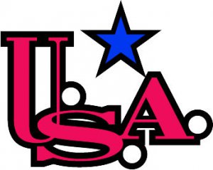 6" printed Military patrotic usa with blue star decal sticker for any smooth surface.