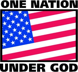 6" printed Military patrotic one nation flag vinyl decal sticker for any smooth surface.