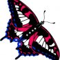 6" printed Military patrotic butterfly vinyl decal sticker for any smooth surface.