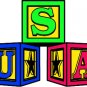 6" printed Military patrotic USA blocks vinyl decal sticker for any smooth surface.