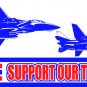 6" printed Military patriotic support our troops flag vinyl decal sticker for any smooth surface.