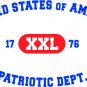 6" printed Military patriotic department vinyl decal sticker for any smooth surface.