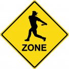 6" printed Baseball Batter sports vinyl decal sticker for any smooth surface.