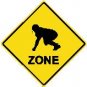 6" printed Football tackle sports vinyl decal sticker for any smooth surface.