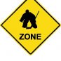 6" printed Hockeygoalie sports vinyl decal sticker for any smooth surface.