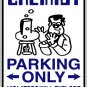 9"x12" SPT19 CHEMIST Aluminum Novelty Parking sign for indoor or outdoor use.