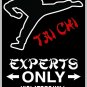 9"x12" SPT73 TAI CHI Aluminum Novelty Parking sign for indoor or outdoor use.