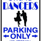 9"x12" SPT79 SWING DANCERS  Aluminum Novelty Parking sign for indoor or outdoor use.