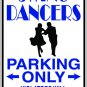 9"x12" SPT79 SWING DANCERS  Aluminum Novelty Parking sign for indoor or outdoor use.