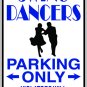 9"x12" SPT81 SWING DANCERS Aluminum Novelty Parking sign for indoor or outdoor use.
