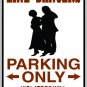 9"x12" SPT84  LINE DANCERS Aluminum Novelty Parking sign for indoor or outdoor use.
