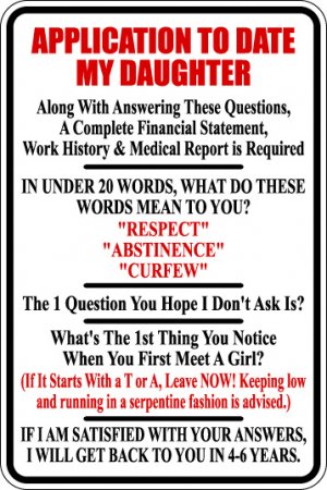 9"x12" MISC7 Application to date Aluminum Novelty Parking sign for indoor or outdoor use.