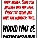 9"x12" MISC17  Would that be satisfactory? Aluminum Novelty Parking sign for indoor or outdoor use.