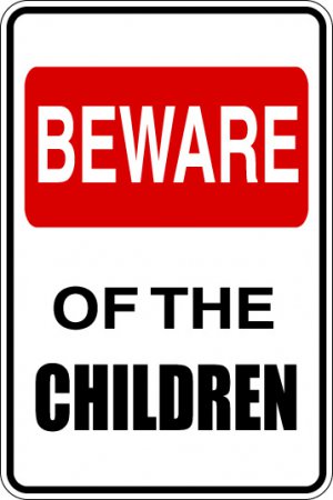 9"x12" MISC27 Beware of the Aluminum Novelty Parking sign for indoor or outdoor use.