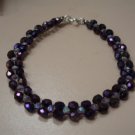 Woven Czech glass bracelet