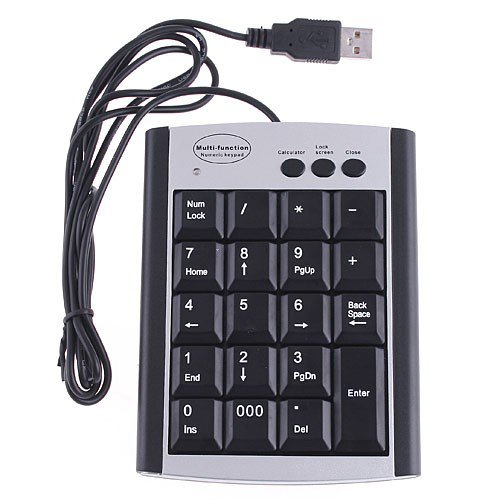 22 Keys Multifunction USB Numeric Keypad Keyboard Calculator