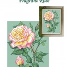 Fragrant Rose Cross Stitch Chart PDF file by email