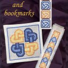 Counted cross stitch pattern / chart PDF "Celtic ornament and bookmarks"
