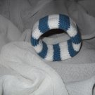Knitted bracelet, cotton