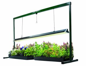 Hydrofarm 4 Foot Jump Start Grow Light Lamp System Plant Food Farm Flowers Seed