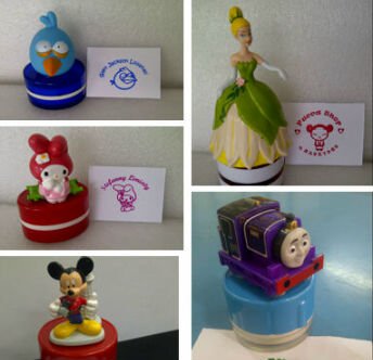 Custom Character RUBBER STAMPS