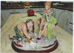 The shoemaker's dream, Capodimonte Porcelain