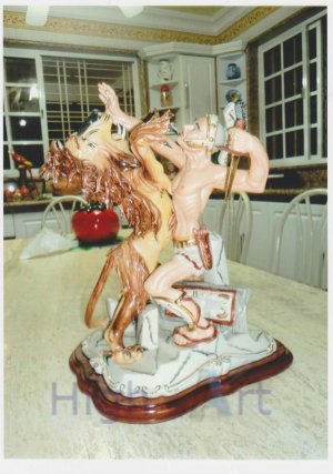 Il Spartaco (Spartacus) , Capodimonte Porcelain